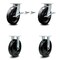 Service Caster 8 Inch Kingpinless Phenolic Wheel Caster Swivel Locks 2 Rigid SCC, 2PK SCC-KP30S820-PHR-BSL-2-R-2 - alternate 1